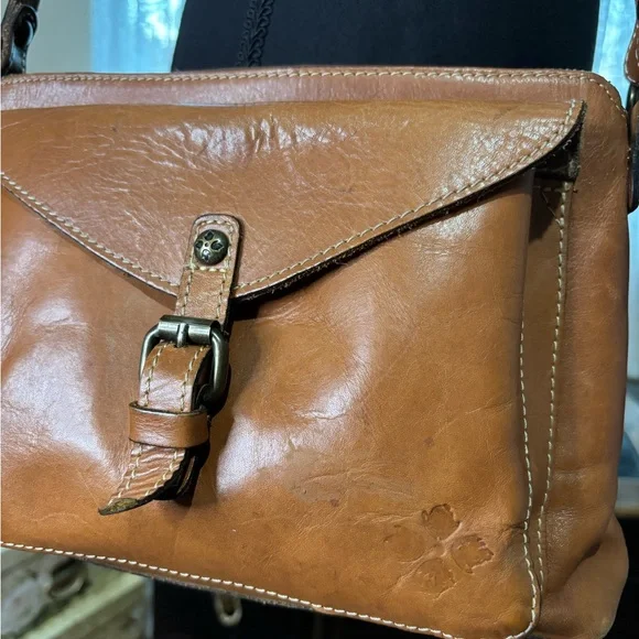 Brown Leather Crossbody Bag by Patricia Nash - Picture 2 of 9